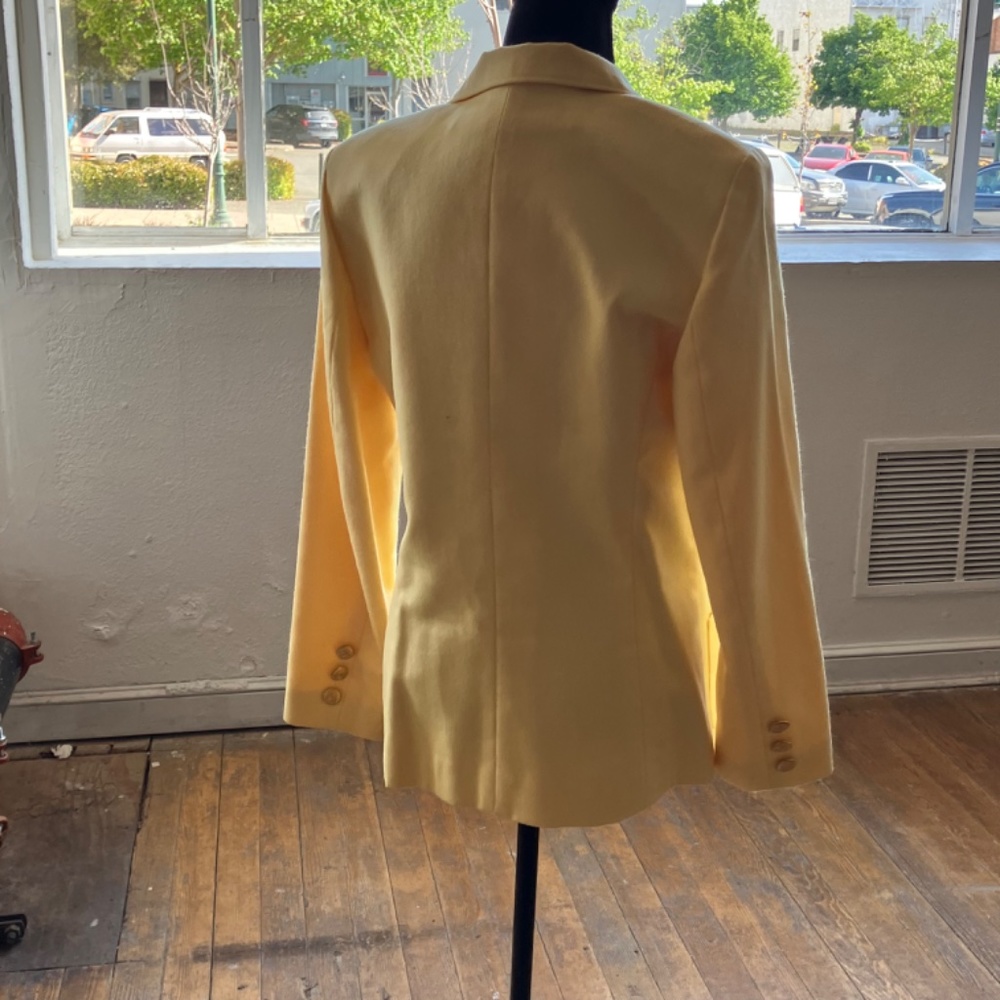 Vintage cannery yellow blazer - Picture 8 of 11